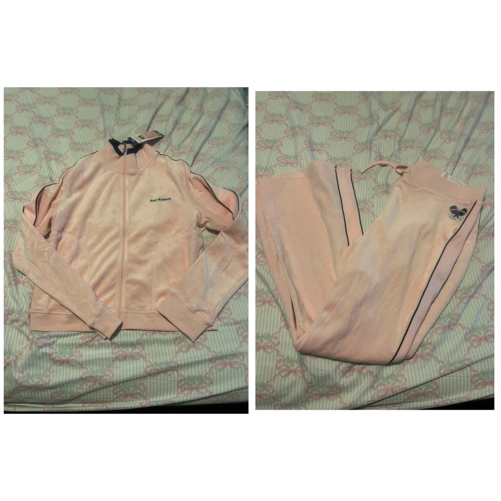 Pink juicy couture velour track suit size XXL new with tags